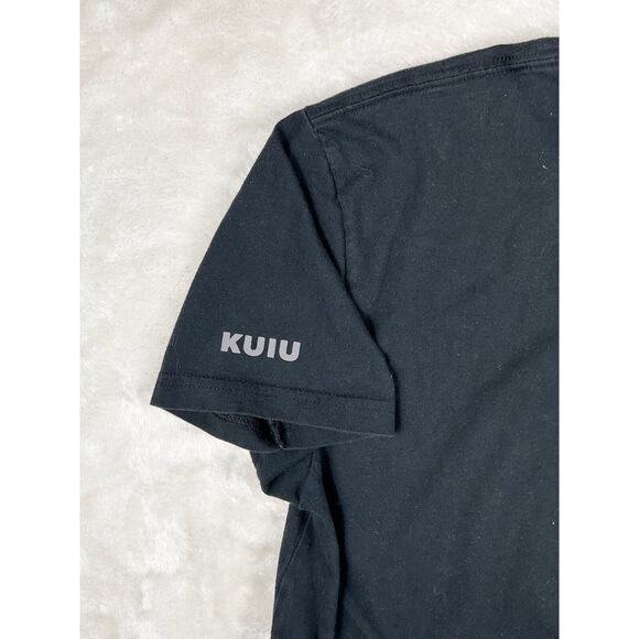Kuiu shirt Mens Medium Black Logo Hunting Outdoor Short Sleeve Performance - Picture 7 of 8